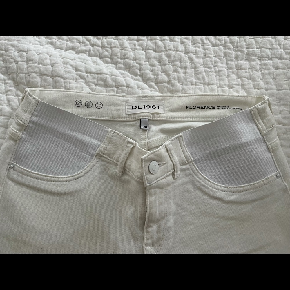 DL1961 Florence cropped maternity jeans